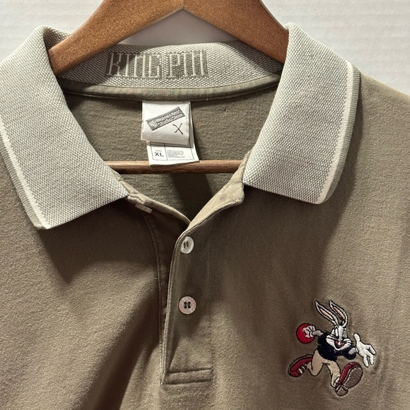 Warner Brothers Studio Store King Pin Polo Embroidered Bugs Bunny Bowling XL‎ - Picture 1 of 5